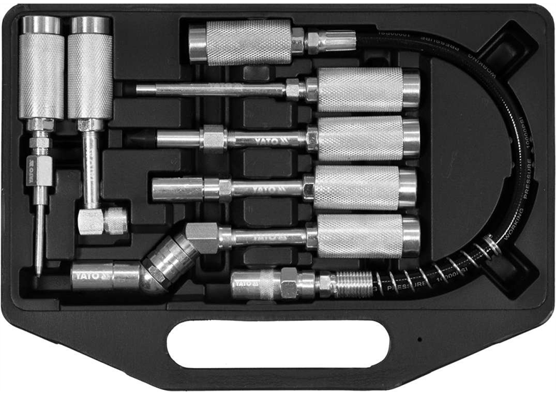 Jeu d'adaptateurs pour pompe à graisse 7pcs Yato YT-07110