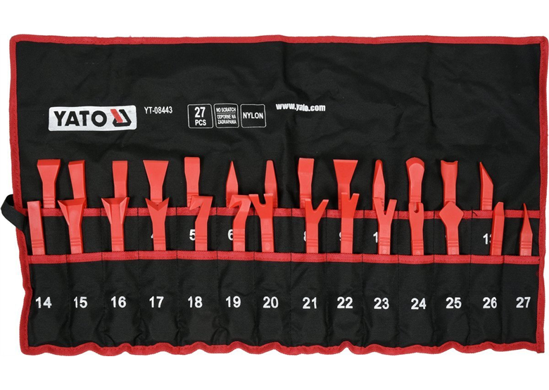 Jeu d'extracteur tapisserie 27pcs Yato YT-08443