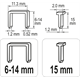 Agrafeuse de tapisserie Yato YT-70021